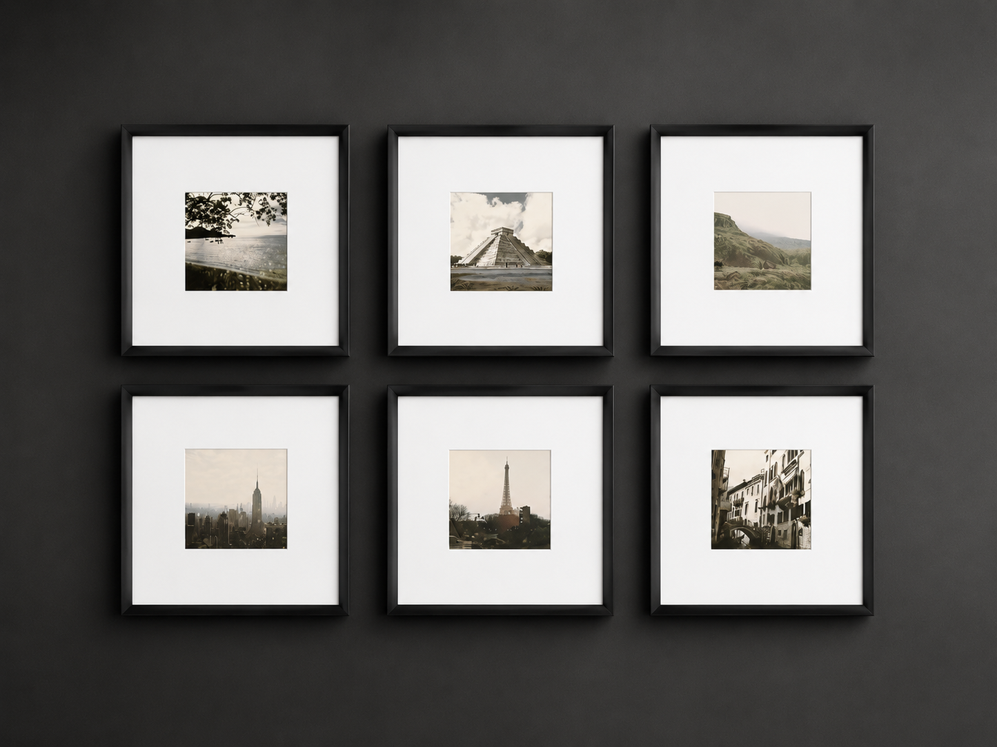 World Icons Print Set